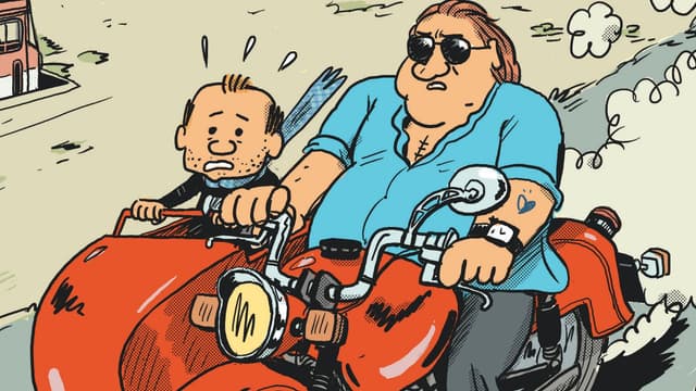 Détail de la couverture de "Gérard", de Mathieu Sapin
