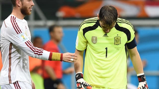 Sergio Ramos et Iker Casillas sont passés à côté face aux Pays-Bas