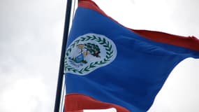 Le drapeau du Belize (illustration)