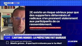 David Le Bars (SCPN): "Quand les matchs sont à risque, on augmente la quantité de policiers et de gendarmes, au bénéfice de tous" 