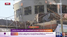 Trois mois plus tard, les habitants de Kiev sous les bombes