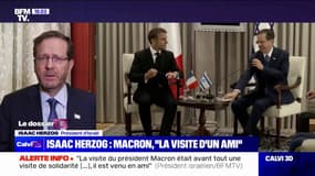 Isaac Herzog, président d'Israël: "La visite du président Macron était la visite d'un ami"