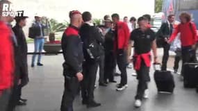 Le PSG est arrivé à Barcelone