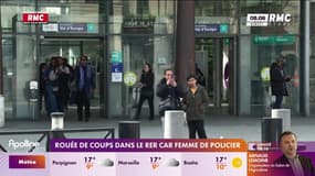 Rouée de coups dans le RER car femme de policier