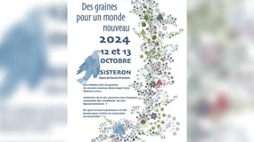 Affiche du festival "Les Foisonnantes" prévu les 12 et 13 octobre prochains à Sisteron (Alpes-de-Haute-Provence)