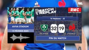 VI Nations : L'Irlande met fin à la série record du XV de France, le match replay