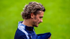 Antoine Griezmann à l'entraînement lors de l'Euro, le 16/06/2024