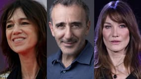 Charlotte Gainsbourg, Elie Semoun et Carla Bruni-Sarkozy ont signé une tribune demandant la libération des otages israéliens, le 9 octobre 2023.