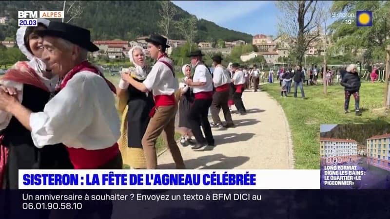 Sisteron: la fête de l'agneau célébrée en fanfare