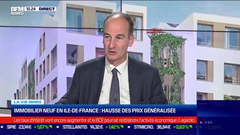 Philippe Jarlot (Promoteurs du Grand Paris) : Hausse des prix généralisée en Île-de-France pour les immobiliers neufs - 18/11