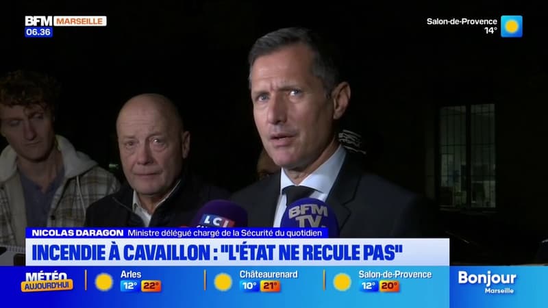 Incendie d'un commissariat à Cavaillon: L'état ne recule pas, assure le ministre Nicolas Daragon