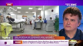Patrick Pelloux prône la réintégration des soignants non-vaccinés face à l'"été effroyable" des hôpitaux