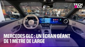 Mercedes GLC : un écran géant de 1 mètre de large 