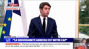 Gabriel Attal place "l'agriculture au rang des intérêts fondamentaux de la nation au même titre que la sécurité ou la défense nationale"