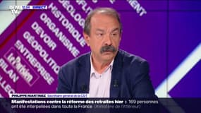 Philippe Martinez: "On a toujours condamné les violences en marge des manifestations" 