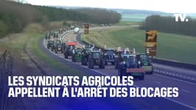 La FNSEA et les Jeunes agriculteurs appellent à "suspendre" les blocages, après des "avancées tangibles" du gouvernement