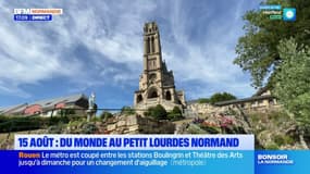 15-Août: du monde présent au petit Lourdes, à Hérouville-Saint-Clair