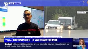 Intempéries: "Nous avons eu un phénomène particulièrement violent sur la commune de Vidauban", explique le colonel Frédéric Gosse, directeur département adjoint du service incendie du Var