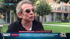 Philippe Manoeuvre évoque le nouvel album de Johnny Hallyday, "Je regarde les 10 titres et oui tout est parfait"