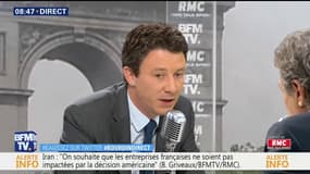 "Nous n'avons pas attendu Laurent Wauquiez les pour travailler (...) Ou étaient les Républicains lorsque en novembre 2017 nous avons adopté la loi 'sécurité intérieure et lutte contre le terrorisme'? ils n'ont pas voté cette loi"