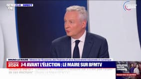 Programmes du NFP et du RN: "La vraie question, c'est de savoir si le 7 juillet, on revient sur de bons rails ou on part dans le décor", estime Bruno Le Maire, ministre de l’Économie