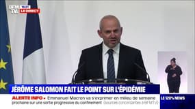 Jérôme Salomon sur le Covid-19: "Depuis quelques jours, le nombre de nouveaux cas baisse"