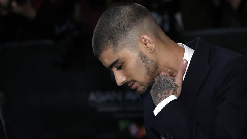 Zayn Malik lors de son arrivée à la cérémonie des Asian Awards, à Londres.