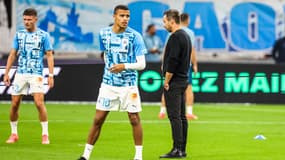 Mason Greenwood et Roberto De Zerbi, à Marseille le 8 novembre 2024