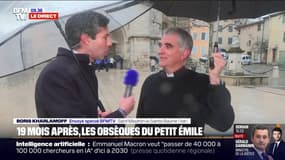 Obsèques d'Émile: "La famille a invité environ 400 personnes", détaille le père Florian Racine