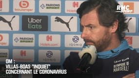 OM : Villas-Boas "inquiet" concernant le coronavirus