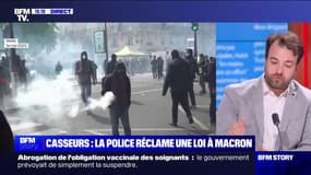 Story 4 : La police réclame une loi anti-casseurs à Emmanuel Macron - 04/05