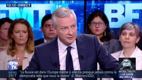 "Choquants", "pas dignes".  (…) Bruno Le Maire réagit aux propos de Donald Trump sur le Bataclan