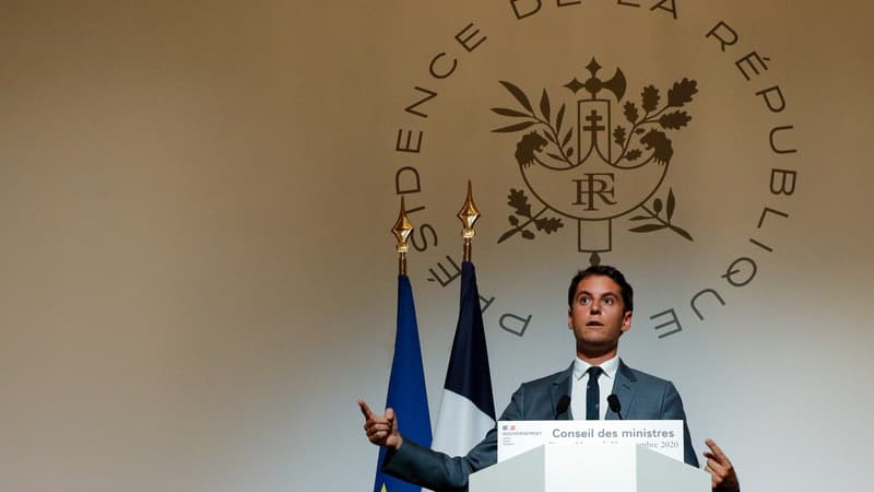 Gabriel Attal le 23 septembre 2020.