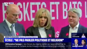 Pour Brigitte Macron, "on ne parle pas politique, on ne parle pas religion" à l'école