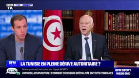 Avocate arrêtée en plein direct à la télévision en Tunisie: le texte de loi qui justifie son arrestation "n'est utilisé que contre les opposants", affirme Hatem Nafti, essayiste franco-tunisien