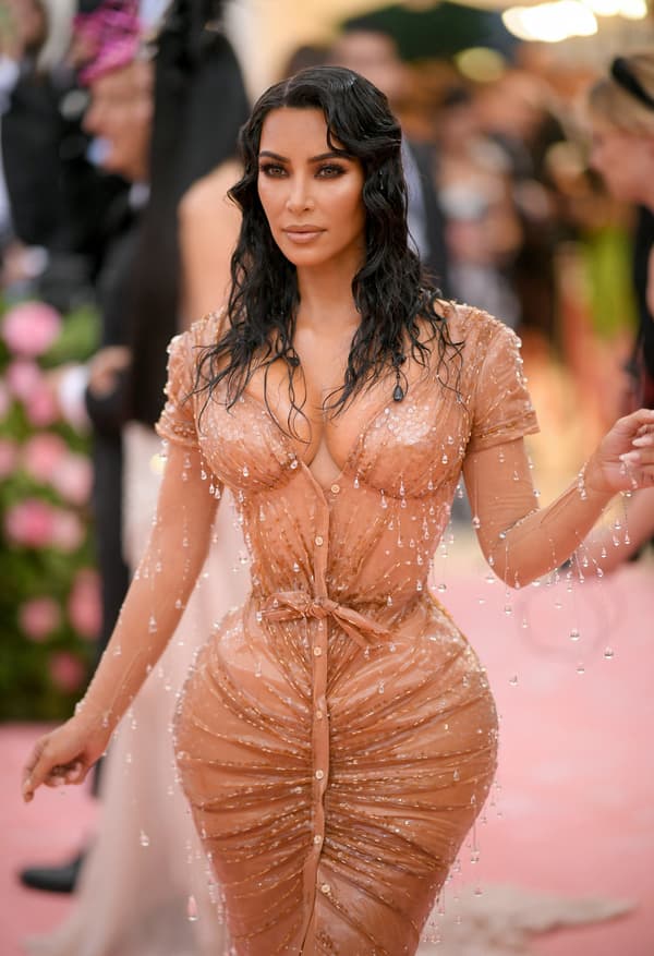 Kim Kardashian au Met Gala en mai 2019, vêtue d'une création de Thierry Mugler