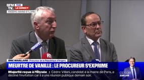 Mort de Vanille: "le mobile du passage à l'acte semble être lié au départ du centre maternel" de la mère (procureur de la République d'Angers)
