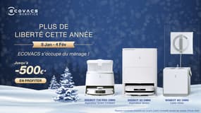 Notre sélection de 4 aspirateurs Ecovacs à prix mini pour les soldes d’hiver