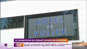 RMC Police-Justice: le cambrioleur qui prenait un bain ira en prison