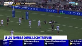 Le LOU tombe à domicile contre l'UBB