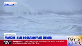 Manche: un avis de grand frais en mer prévu jusqu’à mercredi 
