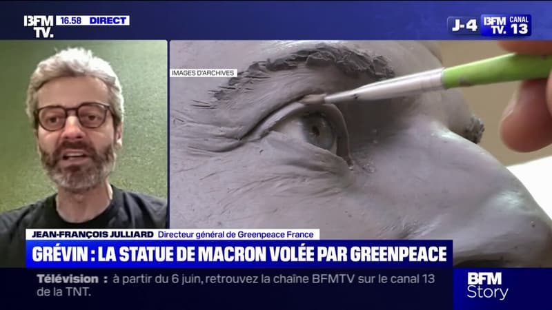 Statue d'Emmanuel Macron: 