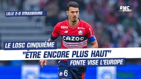 Lille 2-0 Strasbourg : "On va tout faire pour être encore plus haut" assure Fonte