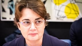 Laurence des Cars, présidente-directrice du musée du Louvre devant la commission des affaires culturelles de l'Assemblée nationale, le 19 novembre 2025 à Paris (France). 