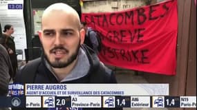 Les agents des catacombes en grève