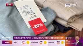 Soldes d'été : "Avec le beau temps, c'est le bon moment"
