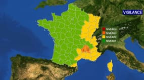 Carte des vigilances de Météo France le dimanche 2 août 2020