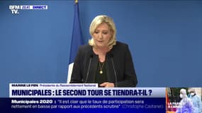 Coronavirus: Marine Le Pen demande à Emmanuel Macron de "procéder à la fermeture des frontières avec les pays les plus touchés"