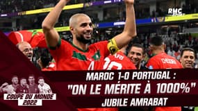 Maroc 1-0 Portugal : "On le mérite à 1000%" jubile Amrabat