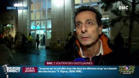 Eric, soutien des "gilets jaunes": "Dans mon cœur, je suis à leurs cotés"